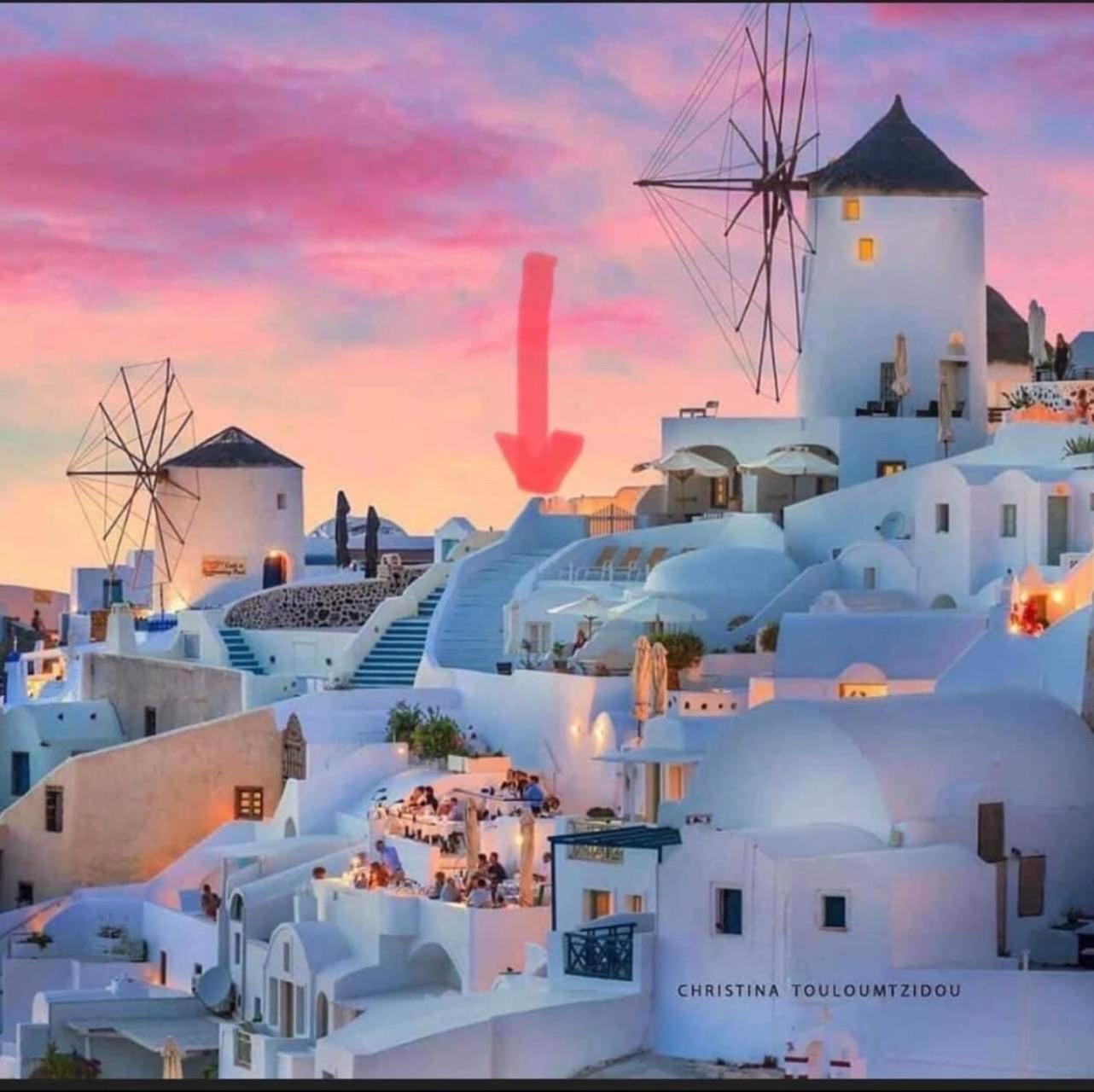 Вилла Oia Sunset House Pothitou Экстерьер фото