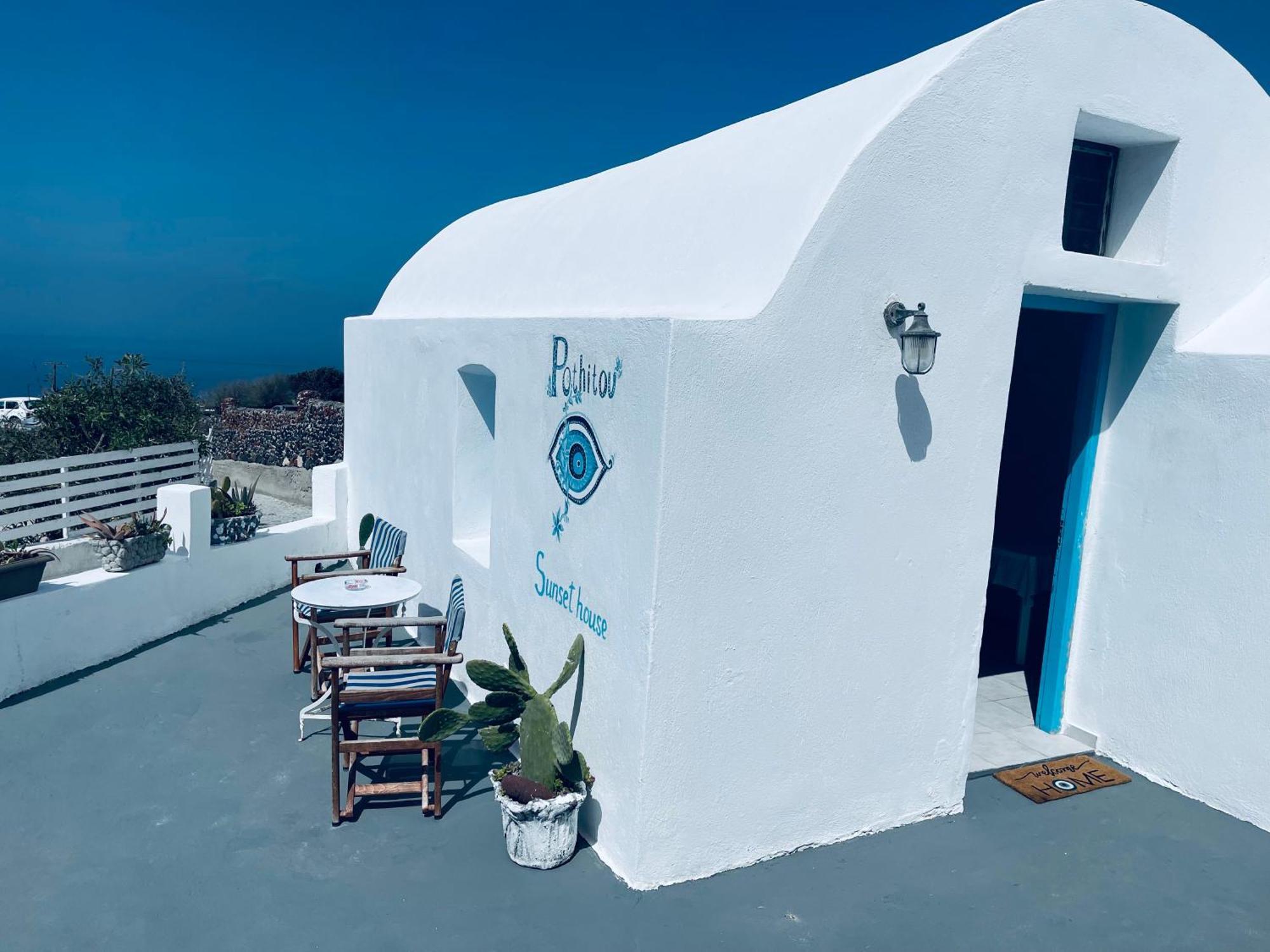 Вилла Oia Sunset House Pothitou Экстерьер фото